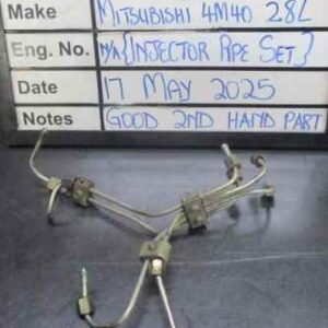 Mitsubishi 4M40 Injector Pipe Set Stock Code N8975INJ P/SET