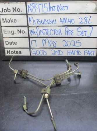 Mitsubishi 4M40 Injector Pipe Set Stock Code N8975INJ P/SET