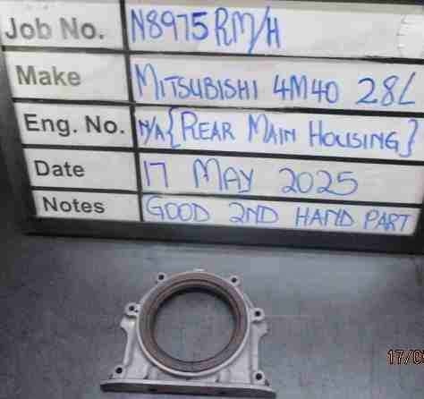 Mitsubishi 4M40 Rear Main Housing Stock Code N8975RM/H