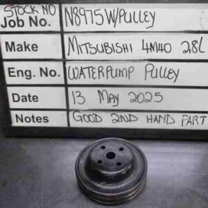 Mitsubishi 4M40 Waterpump Pulley Stock Code N8975W/PULLEY