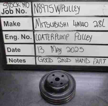 Mitsubishi 4M40 Waterpump Pulley Stock Code N8975W/PULLEY