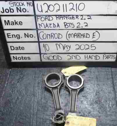Mazda BT50/Ford Ranger 2.2 Conrod Marked E Stock Code U20211210
