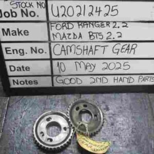 Mazda BT50/Ford Ranger 2.2 Front Camshaft Gear Stock Code U20212425