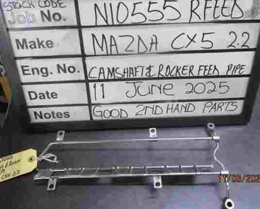 Mazda CX5 2.2 Cam & Rocker Feed Pipe Stock Code N10555RFEED