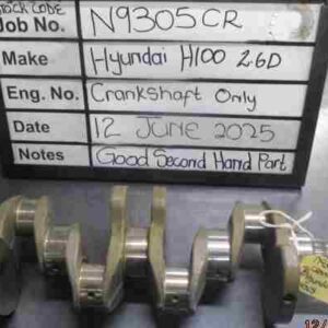 Hyundai H100 2.6 Crank M,std,BE std Stock Code N9305CR