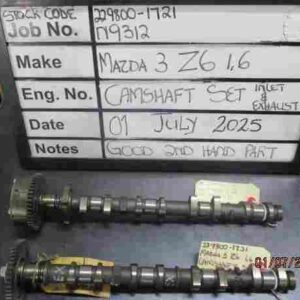 Mazda Z6 Camshaft Set Stock Code 229800-1721