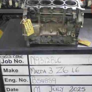 Mazda Z6 Used Bare Block Stock Code N9213BLC