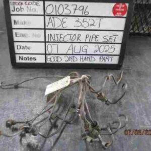 ADE 352T Injector Pipe Set Stock Code 0103796
