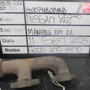 Nissan PF6 Exh Manifold Old RR Stock Code 14007NB00AND