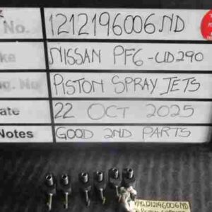 Nissan PF6 Piston Spray Jet Stock Code 1212196006ND