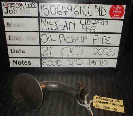 Nissan PF6 Oil Pick Up Pipe Stock Code 1506496166ND