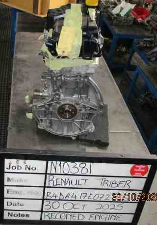 Renault B4DA4 Reconed Bare Engine Stock Code N10381 - Image 3
