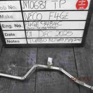 Iveco 4FGE Used Turbo Oil Return Pipe Stock Code N10681TP